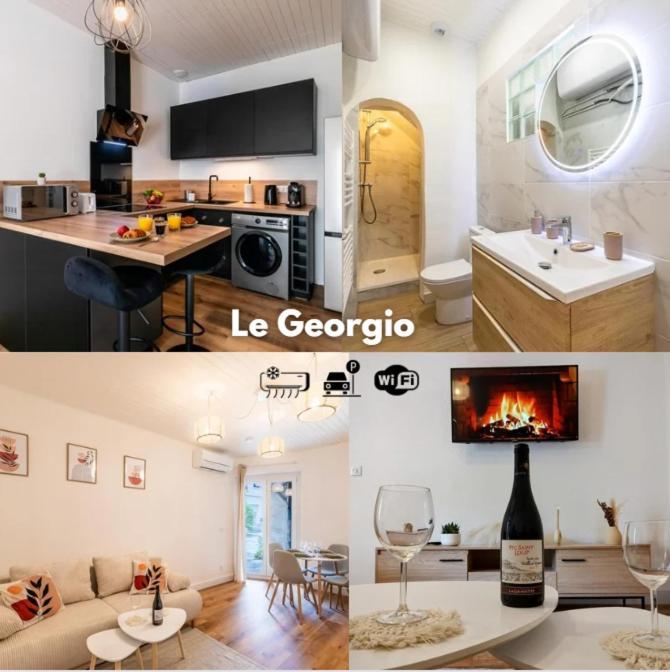 Saint-Georges-dʼOrquesT2 Climatise Proche De Montpellier Avec Parking Public !アパートメント エクステリア 写真
